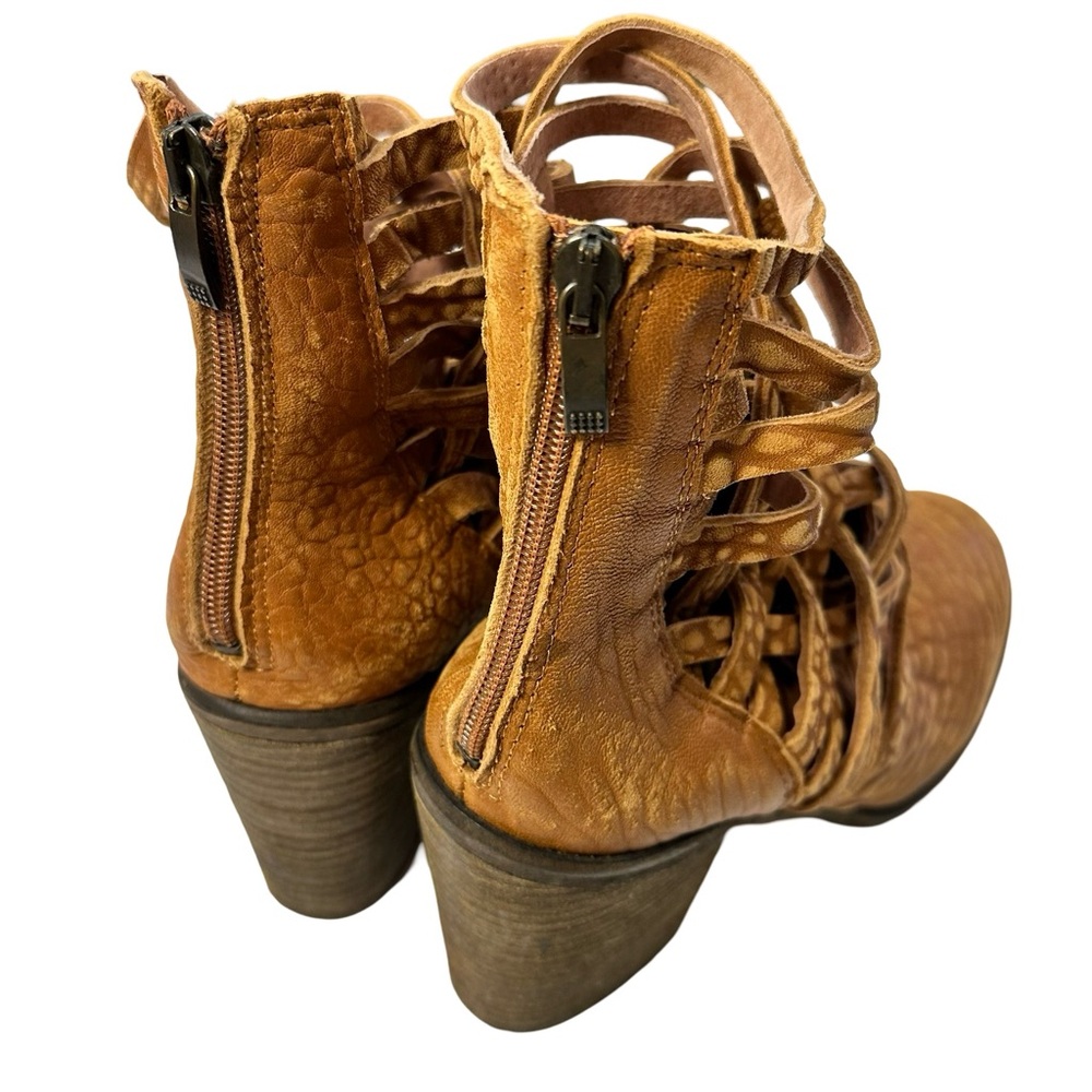 Free People Woven Leather Booties - Picture 4 of 8